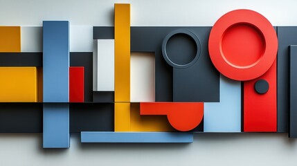 Sticker - Abstract Geometric Wall Art