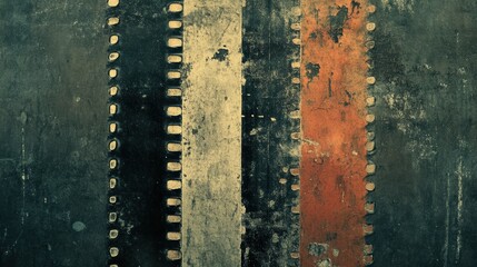 Canvas Print - Photo grunge film strip vintage Background