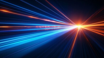 Wall Mural - Abstract science futuristic energy technology