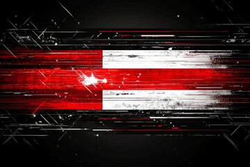 Digital Art of Belarus Flag.