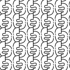 Sticker - seamless pattern with hand drawn lines. illustration.