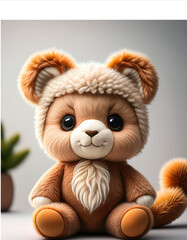 Plush toy design, cute plush animal toy bear