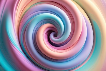 4K Colorful Pastel Swirl Background with Soft Gradient Effect