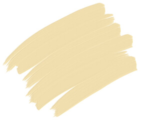 brushstroke, grunge brushes, oilpiant style stroke, strokes of yellow, color_peach yellow isolated o
