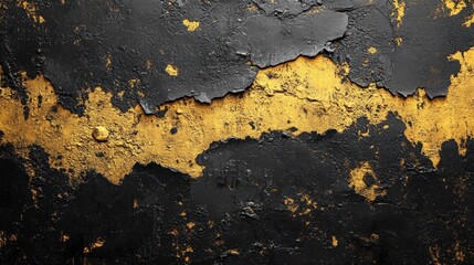 Black and Gold Abstract Texture