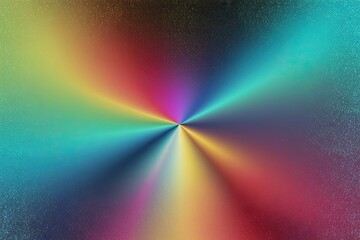 Wall Mural - 4k vintage holographic color gradient background with grainy texture