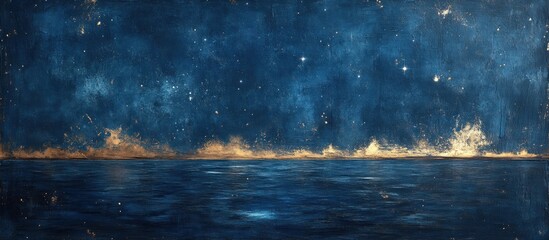 Wall Mural - Night Sky Over the Ocean