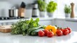 © Kopgz-41 - Fresh Produce Paradise: Vibrant Vegetables & Herbs in a Modern Kitchen