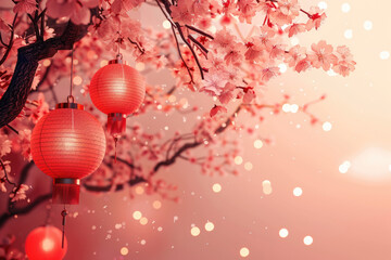 Chinese New Year Illustration Background