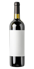 Canvas Print - PNG Wine mockup bottle label drink.