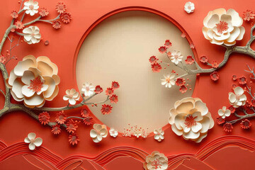 Chinese New Year Illustration Background