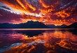 © Yaraslava - vibrant cloud formations illuminated breathtaking sunset views creating stunning natural landscape, clouds, sky, color, light, horizon, nature, dramatic