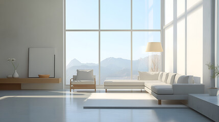 Wall Mural - beautiful interior design: living room