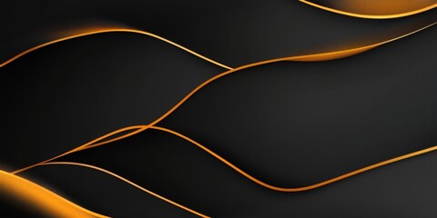 Poster - Abstract Black Gold.