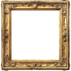 Poster - Ornate Gold Frame.