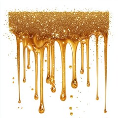 Wall Mural - Golden Drips.