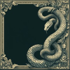 Canvas Print - Snake Frame.