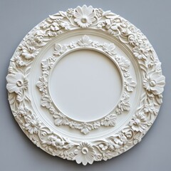 Canvas Print - Ornate Floral Frame.