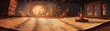 © NeeArtwork - A flashlight revealing an old map in an attic, dust motes dancing in the beam in this adventurous illustration