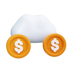 cloud 3d Render Icons