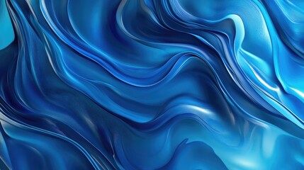 Sticker - modern trendy azure abstract background with vibrant blue tones