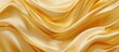 © Cyber Shutter - Liquid Gold Silk Fabric Wave Abstract Background Wallpaper