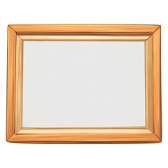 A blank wooden frame ready for your artwork or photo display, perfect for home decor or office use.