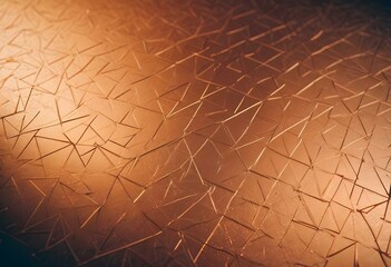 A macro shot of a squared pattern copper texture, revealing the metallic sheen and rich, warm tones of copper, with visible scratches and dimples that add character., close-up shot, short distance, pa