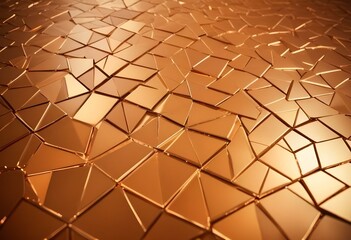 A macro shot of a squared pattern copper texture, revealing the metallic sheen and rich, warm tones of copper, with visible scratches and dimples that add character., close-up shot, short distance, pa