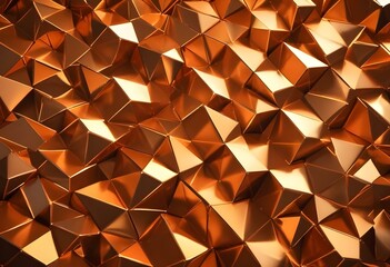 A macro shot of a squared pattern copper texture, revealing the metallic sheen and rich, warm tones of copper, with visible scratches and dimples that add character., close-up shot, short distance, pa