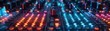 © Ruby Siam - Digital 3D music sequencer with glowing effects, 3D background music, advanced and creative