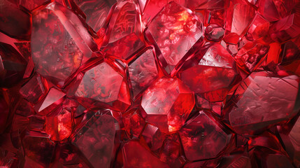 ruby ore crystal cracked stones background