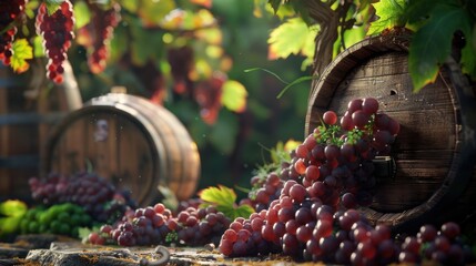 Wine and Harvest Festival Background