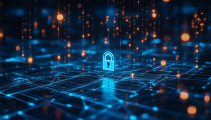 Visualization of a secure network infrastructure with VPN, SSL, and TLS encryption enhancing trust and confidence in digital transactions. Cyber security.