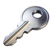 © TALAL - Detailed 3D Key Icon with Intricate Grooves and Realistic Design