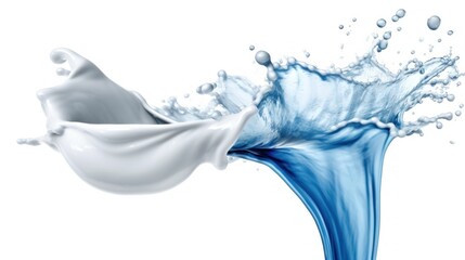 Milk and Water Splashes