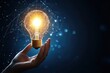 © vanzerim - A Hand Holding a Glowing Lightbulb