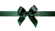 © PNG Kingdom  - Green ribbon and bow transparent background