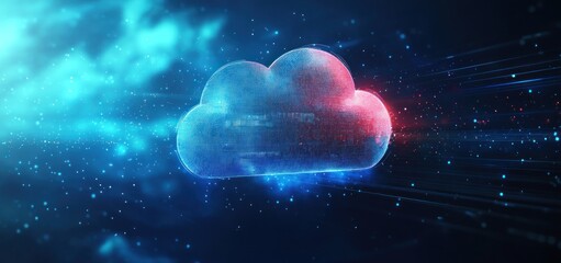 Wall Mural - Cloud Computing Concept