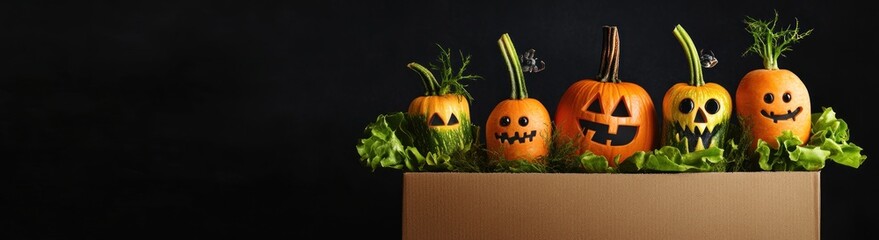 Halloween Pumpkins in a Box