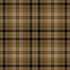 Wall Mural - Plaid seamless pattern. Check fabric texture. Vector textile print.