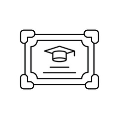 Sticker - Certificate  vector icon