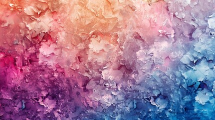 Wall Mural - a vibrant abstract texture blending warm and cool colors in a captivating display of artistry and em
