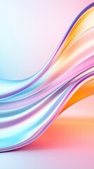 Poster - Abstract Gradient Wave Background.