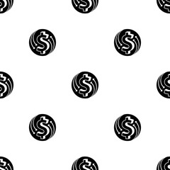 Wall Mural - Money Back Dollar Icon Seamless Pattern M_2408002