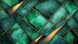 © Indronath - Vibrant green wallpaper highlighted by shimmering accents of pure gold Background