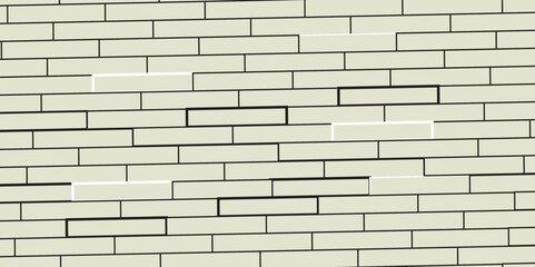 Sticker - background of brick wall, White brick background texture. White brick pattern and white background wall brick, white or dark gray pattern grainy concrete wall stone texture background.
