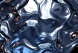 © Elie - a shiny backdrop resembling liquid mercury create with ai