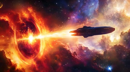 intergalactic through a cosmic celestial gate