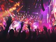 © tantawat - Electrifying Concert Crowd Waving Hands to the Beat of Live Music Performance